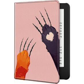 Case for Kindle Paperwhite 11th Generation 6.8" 2021 PU Leather Smart Stand Cover with Auto Wake Sleep, Soft TPU Back Cover for Kindle Paperwhite 2021 and Signature Edition,Cute Witch Magic