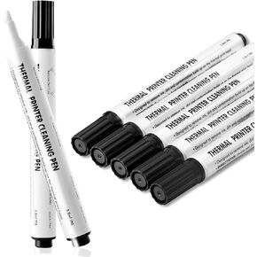 Thermal Printer Cleaning Pen,Printer Printhead Cleaning Pen for Card Printer,Label Bar Code Printer Cleaning Pen, IPA Reuse Clean Pen Card Printer Cleaning Kit (10PCS)