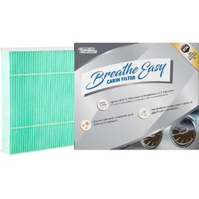 Spearhead HEPA Breathe Easy Cabin Filter, Up to 99.97% Filtration of 0.3 Micron Particles w/No Airflow Reduction (BE-743H)