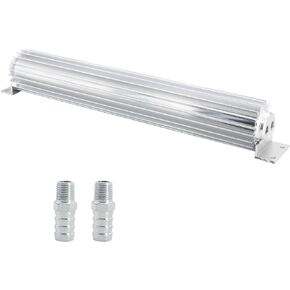 Dokili Universal Dual Pass Aluminum Finned Transmission Oil Cooler 18"