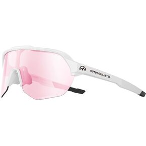 OutdoorMaster Hawk HD Sport Sunglasses Sport Cycling Glasses for Men Women Youth, UV400 TR90 Sunglasses for Baseball Running