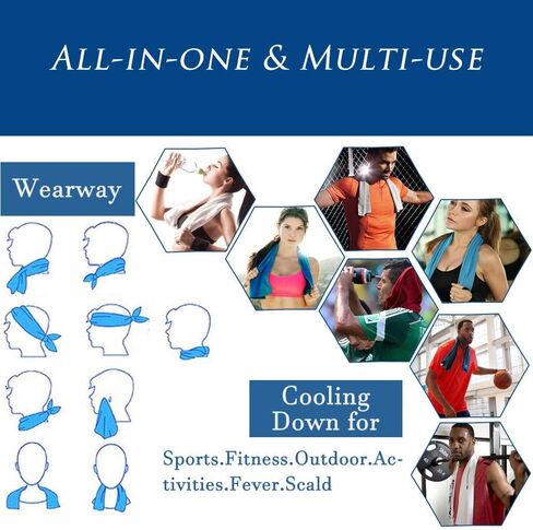 Cooling Towel, Microfiber Quick Cooling for Yoga Sport Running Gym Camping Fitness with Handle Bottle（Orange） in Kuwait