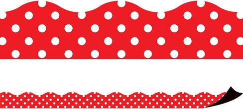 Teacher Created Resources Red Polka Dots Magnetic Border (TCR77255) in Saudi Arabia