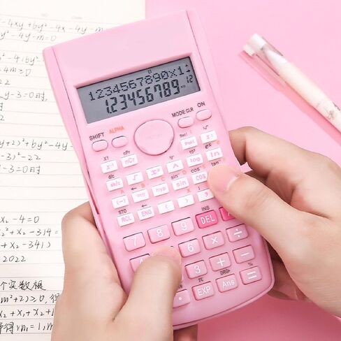 Scientific Calculators, 12 Digit Multi Functional Pink Calculator for Students, Teachers, Business Professionals, School Supplies, Gifts (Pink) in Saudi Arabia