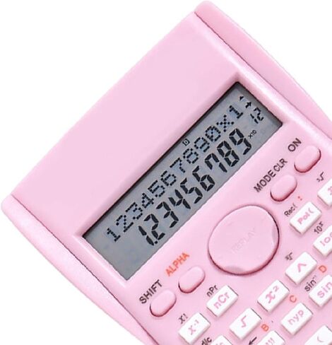 Scientific Calculators, 12 Digit Multi Functional Pink Calculator for Students, Teachers, Business Professionals, School Supplies, Gifts (Pink) in Saudi Arabia