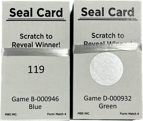 The Ticket Gurus-Match 4 Tickets containing (4) 3 Digit Numbers 000-999 per Card with no duplicates 250 Tickets per Set. 8 Shipped per Order. in Saudi Arabia