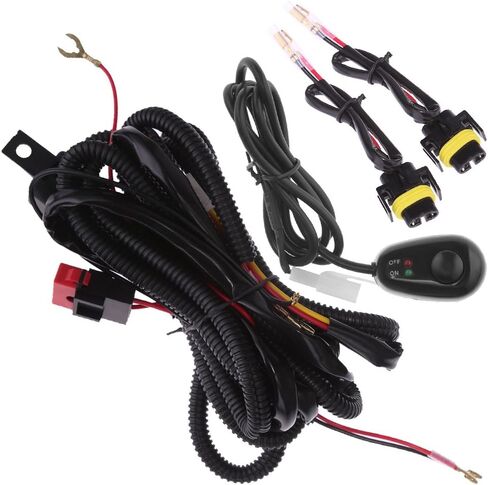 Fog Light Wiring Harness Kit Replacement for Chevy Silverado 1500 1500HD 2500HD 2500 3500 3500HD 2003-2006(2007 Classic) FOG LAMP LH+RH in Saudi Arabia
