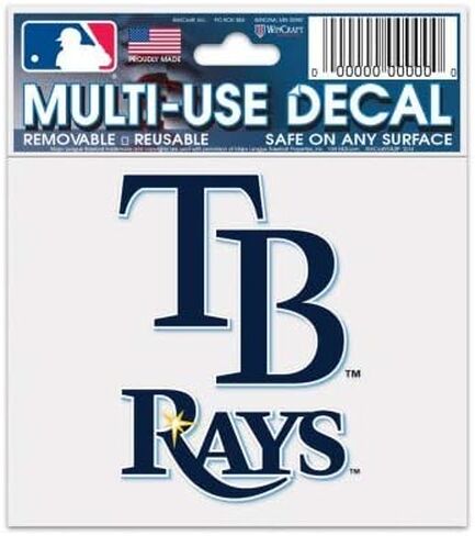 ملصق Wincraft Tampa Bay Rays متعدد الاستخدام 3"x4" in Saudi Arabia