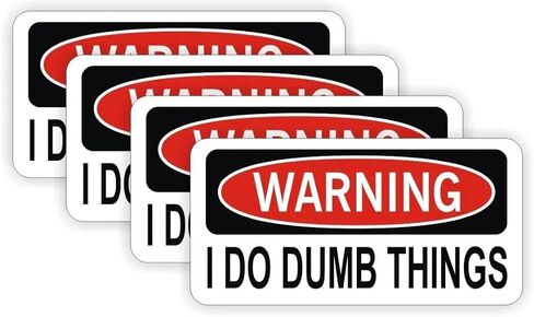 4 Pieces Warning - Doesnt Play Well with Others Hard Hat Sticker Decal, Helmet Label Rude Funny in Saudi Arabia