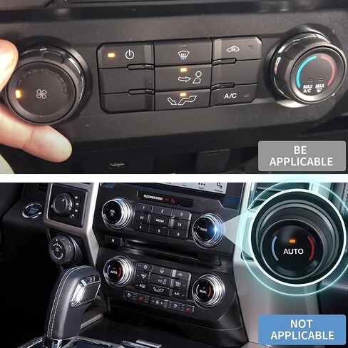 Knob Cover for F150 AC Climate Control Switch/Trailer/4WD/VOL/Tune Button Interior Center Console Trim Accessories Compatible with Ford F150 XLT 2016 2017 2018 2019 (Blue 6 Pcs) in Saudi Arabia