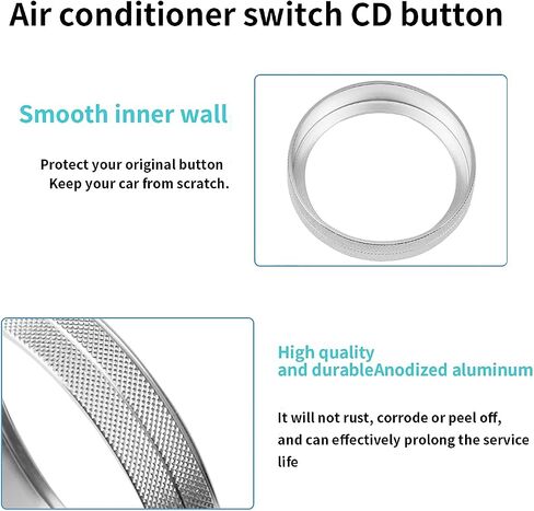 Knob Cover for F150 AC Climate Control Switch/Trailer/4WD/VOL/Tune Button Interior Center Console Trim Accessories Compatible with Ford F150 XLT 2016 2017 2018 2019 (Blue 6 Pcs) in Saudi Arabia