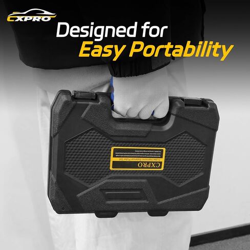 Harmonic Balancer Puller Set, 3-Jaw Pulley Puller Tool for Secure Grip, Fits 3/8" Square Drive, Crank Pulley Removal Tool, Compatible with Chrysler, GM, Ford, Cadillac, Mitsubishi, Chevrolet in Kuwait