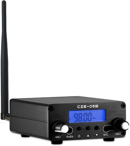 FM Transmitter for Church Parking Lot, AUPABU Long Range Stereo Mini Radio Station for Drive in Movie, Theater, Radio Station, Christmas Light, Lights Fireworks Show, School in Saudi Arabia