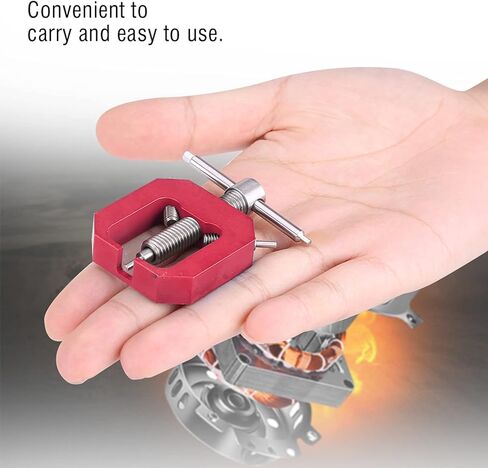 أداة سحب ترس المحرك، أداة إزالة ترس ترس من الفولاذ المقاوم للصدأ، أداة احترافية لإزالة سحّاب ترس ترس المحرك العالمي لجزء ترقية RC ملحق نموذج السيارة (أحمر) in Kuwait