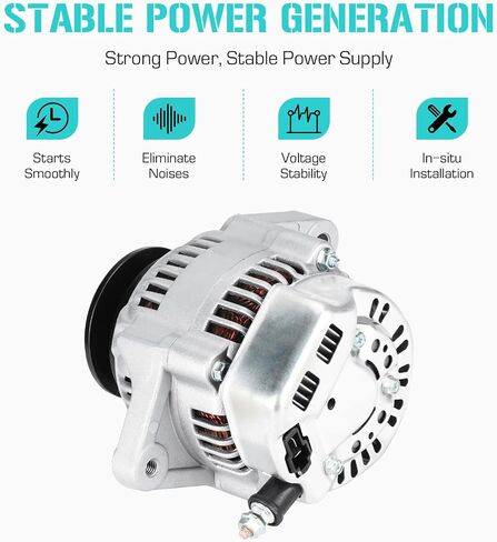 Alternator for Toyota 5FD-10, 5FD-14 1986, 5FD-15, 5FD-18, 5FD-20, 5FD-23, 5FD-23 1986-1989 12180-SEN, 1-2119-11NDSE, 290-209SE in Saudi Arabia