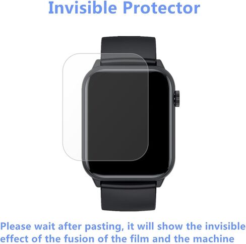 Screen Protector Compatible for HGYPK Smart Watch 1.85" (6 PACK) HK40 Smartwatch Flexible Full Coverage Clear TPU Film in Saudi Arabia
