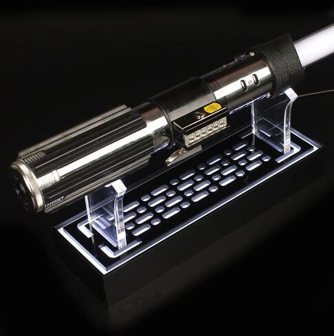 WANLIAN Lightsaber Stand， Sword Stand ，Acrylic Lightsaber Stand Desktop Display ,Built-in Luminous Original, Light-transmitting Display Lightsaber Stand. ( Black 1 set) in Saudi Arabia