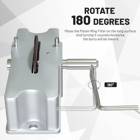 Manual Piston Ring Filter 66785 with 120 Coarse Grit Carbide Grinding Wheel Grinder Tool Endxedo Manual Crank Hand Crank Filter Silver Replace for 66785 66786 in Saudi Arabia