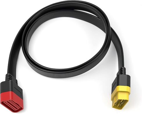 كابل تمديد obd2، أداة مسح تشخيصية احترافية للسيارات، كابل تمديد كامل 16 دبوسًا للماسح الضوئي odbii forscan للتحقق من جميع مركبات السيارات وقارئ رمز محرك الكمبيوتر - 36 سم / 14.2 بوصة in Saudi Arabia