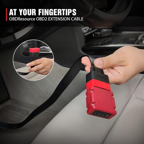 كابل تمديد obd2، أداة مسح تشخيصية احترافية للسيارات، كابل تمديد كامل 16 دبوسًا للماسح الضوئي odbii forscan للتحقق من جميع مركبات السيارات وقارئ رمز محرك الكمبيوتر - 36 سم / 14.2 بوصة in Saudi Arabia