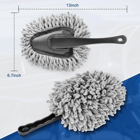 مجموعة فرش تفصيل منفضة السيارة الداخلية والخارجية، خالية من الخدوش، فرش تفاصيل فتحة تهوية ناعمة، أدوات تنظيف الغبار للسيارة، والسيارات، والشاحنات، وسيارات الدفع الرباعي، والمركبات الترفيهية، والدراجات النارية in Kuwait