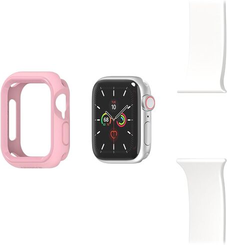 OtterBox - حافظة Apple Watch Series SE/4/5/6، مقاس 44 مم Exo Edge - حافظة واقية للساعة الذكية، أنيقة ودقيقة (أسود) in Kuwait