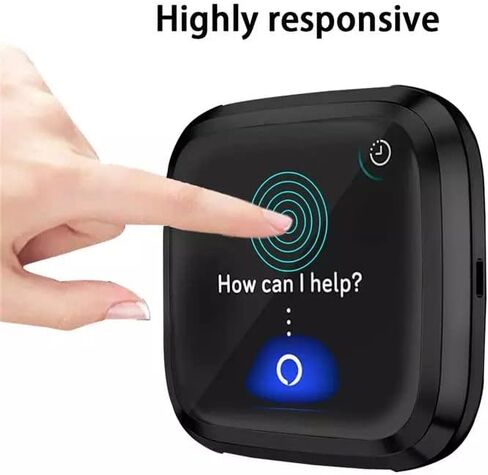 حزمة من 4 قطع من SENGKOB متوافقة مع حافظة واقي الشاشة Fitbit Versa 2، حافظات حماية كاملة مطلية بمادة TPU الناعمة لساعة Fitbit Versa 2 الذكية (شفاف + شفاف + شفاف + شفاف) in Kuwait