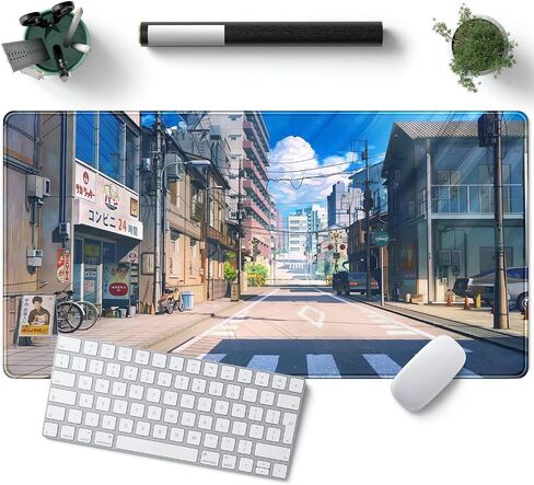 حصيرة مكتب خضراء مقاس XL قطة لطيفة ونباتات رائعة لوحة مكتب لوحة المفاتيح حصيرة Kawaii قطة سوداء زهرة لوحة الماوس حصيرة مكتب خضراء ديكور مكتب مع حواف مخيطة غير قابلة للانزلاق حصيرة كمبيوتر كبيرة 31.5 × 15.7 بوصة in Saudi Arabia
