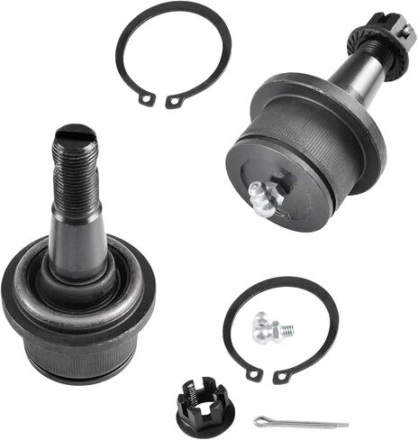 ASUPRICOS 4pcs Ball Joint Kit for 2002-2009 Buick Rainer/Chevy SSR Trailblazer Ext/GMC Envoy XL XUV/Isuzu Ascender/Saab Bravada 9-7X, Front Upper and Lower Ball Joints in Saudi Arabia