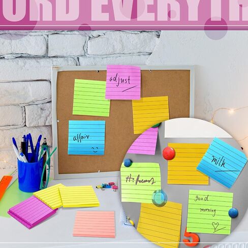 Gersoniel 24 Pack Pop Up Sticky Notes 3 x 3 Refills 1200 Sheets Colored Sticky Notes Self Adhesive Memo Pads for Home Office Supplies(Blue, Classic) in Saudi Arabia