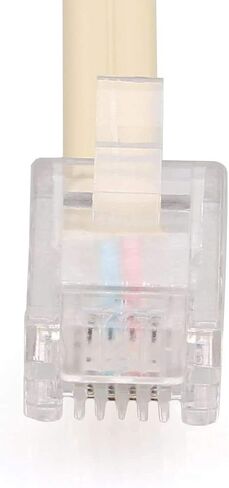 URBEST In-line DSL Splitter Adapter with Noise Filter for Telephone Phone Fax Accessory (2, Beige) in Kuwait