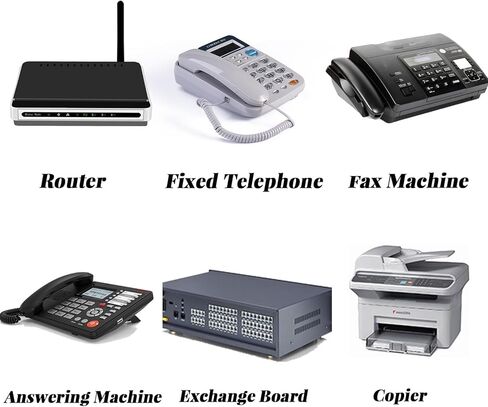هاتف ملفوف 𝐇𝐚𝐧𝐝𝐬𝐞𝐭 𝐂𝐨𝐫𝐝 سلك أبيض مجعد للهواتف الأرضية، كابل خط أرضي متوافق عالميًا in Kuwait