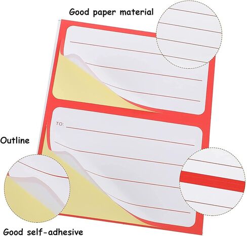100pcs to from Return Address Mailing Labels Blank Mail Shipping Permanent Adhesive Christmas Postage Guaranteed Stickers Self Adhesive Handwriting to/from Address Tags Sticker for Package School,HOM in Saudi Arabia