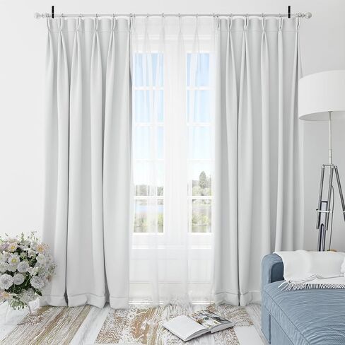 4 Pack Heavy Duty Ceiling Rod Holders Ceiling Mount Curtain Rod Bracket, Curtain Hooks Rod for Ceiling Mount Curtain Brackets for Ceilings, for 1 to 1.2 Inch Drapery Rods in Saudi Arabia