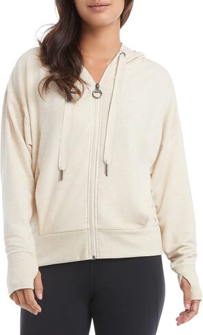 Danskin Women's Pleated Studio Zip Up Hoodie in Saudi Arabia