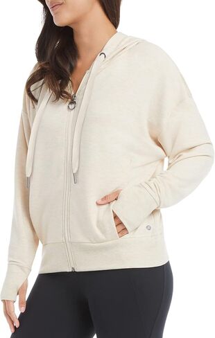 Danskin Women's Pleated Studio Zip Up Hoodie in Saudi Arabia