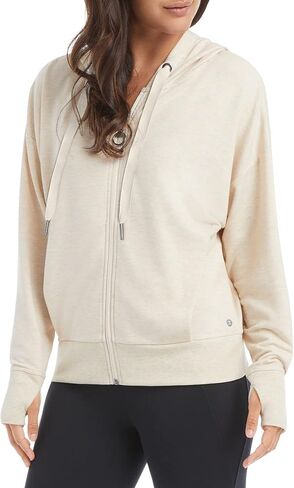 Danskin Women's Pleated Studio Zip Up Hoodie in Saudi Arabia