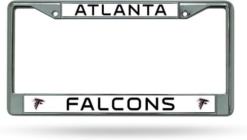 Rico Industries NFL Fan Shop Standard Chrome License Plate Frame in Saudi Arabia