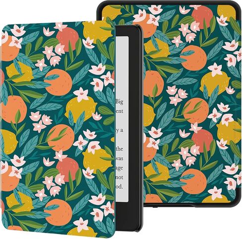 حافظة Ayotu رفيعة لجهاز Kindle الجديد مقاس 6 بوصات (إصدار الجيل الحادي عشر 2022)، غطاء ذكي من جلد البولي يوريثان الملون مع خاصية التنبيه/السكون التلقائي، يناسب فقط إصدار Kindle الأساسي مقاس 6 بوصات 2022، المكتبة in Kuwait