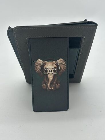 حافظة لجهاز Kindle Paperwhite بحجم 6.8 بوصة (الجيل الحادي عشر 2021) وKindle Paperwhite Signature Edition مع حزام لليد، وغطاء رفيع من جلد البولي يوريثان مع خاصية التنبيه/النوم التلقائي للفيل in Saudi Arabia