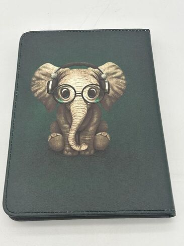 حافظة لجهاز Kindle Paperwhite بحجم 6.8 بوصة (الجيل الحادي عشر 2021) وKindle Paperwhite Signature Edition مع حزام لليد، وغطاء رفيع من جلد البولي يوريثان مع خاصية التنبيه/النوم التلقائي للفيل in Saudi Arabia