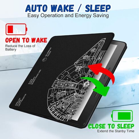 for Kindle Oasis case 7 Inch (10th Generation 2019, 9th Generation 2017) Women Men Black Folio E-Reader Covers Cool Teens Auto Wake/Sleep for Amazon Kindle Oasis 10th/9th Gen Cases 7" in Saudi Arabia