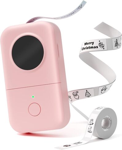 صانع الملصقات - آلة طابعة ملصقات صغيرة حرارية ذكية - طابعة ملصقات محمولة لاسلكية تعمل بالبلوتوث من COLORWING D30، متوافقة مع iOS وAndroid (قابلة لإعادة الشحن عبر USB) in Kuwait