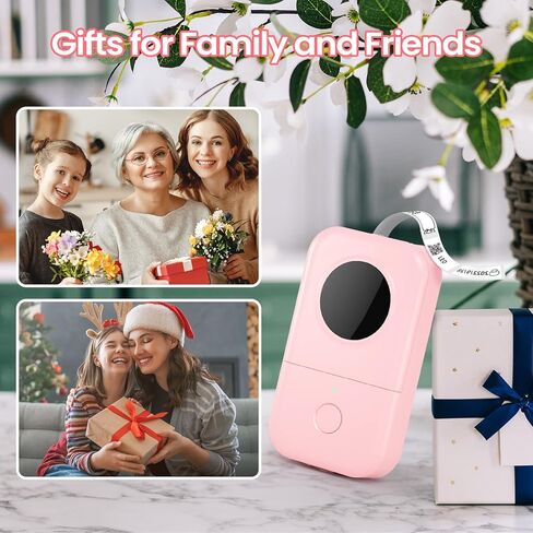 صانع الملصقات - آلة طابعة ملصقات صغيرة حرارية ذكية - طابعة ملصقات محمولة لاسلكية تعمل بالبلوتوث من COLORWING D30، متوافقة مع iOS وAndroid (قابلة لإعادة الشحن عبر USB) in Kuwait