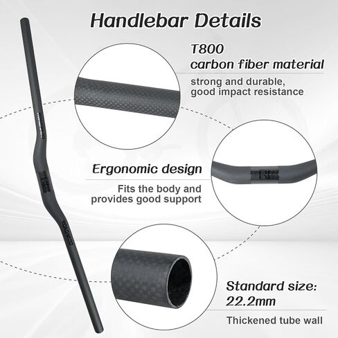 ROADNADO MTB Riser Handlebar 31.8mm Aluminum Alloy Bicycle Handlebar Riser 90mm Extra Long Mountain Bike Bike Handlebar 720mm 780mm Riser Bars for Mountainbike, Road bike - 720mm Blue in Saudi Arabia