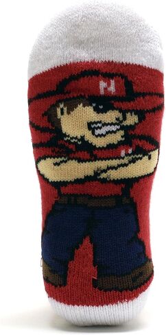 Nebraska Cornhuskers Baby Footie Sock, Red, One Size in Saudi Arabia