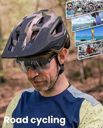OutdoorMaster Hawk HD Sport Sunglasses Sport Cycling Glasses for Men Women Youth, UV400 TR90 Sunglasses for Baseball Running in Saudi Arabia