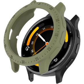Fit for Garmin Venu 3/Venu 3S Case Cover, Scratch-Resistant Soft Durable TPU Protective Cover Bumper Frame Protector Case Accessories for Garmin Venu 3S/Venu 3 Smartwatch (Venu 3s, Black)