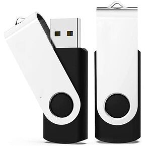 64GB USB Swivel Flash Drives,10 Pack USB2.0 Jump Drive, (10colors, 64, GB)