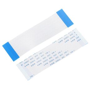uxcell Flexible Flat Cable,150mm 1mm Pitch 14 Pins FPC FFC Flexible Ribbon Cable for LCD TV Car Audio DVD Player 10Pcs (A type)